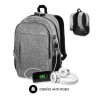 SUBBLIM MOCHILA URBAN LOCK GRIS