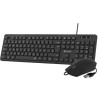 SUBBLIM TECLADO Y RATON COMBO BUSINESS SLIM CSSK01/ NEGRO