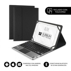 SUBBLIM FUNDA CON TECLADO KT2-BTP001 KEYTAB PRO BLUETOOTH TOUCHPAD 10,1 NEGRO