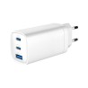 GEMBIRD CARGADOR RAPIDO PARED USB 3 PUERTOS 65W BLANCO