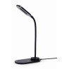 GEMBIRD LAMPARA DE MESA LED + CARGADOR INALAMBRICO 10W NEGRO