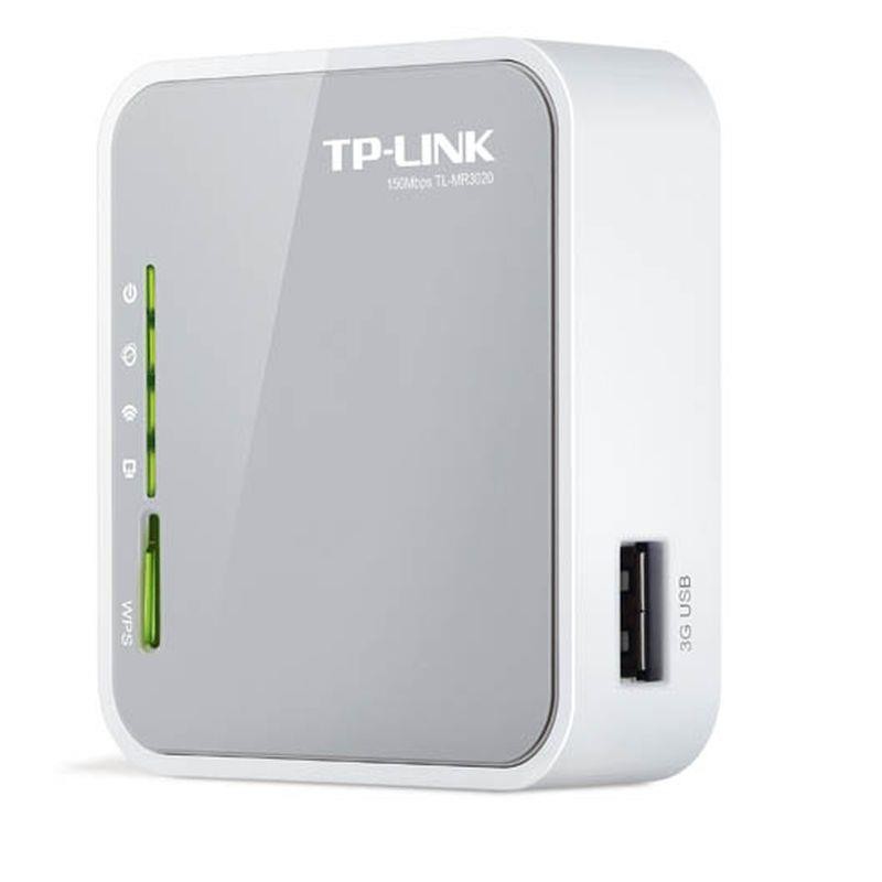 TP-LINK ROUTER TL-MR3020 INALAMBRICO N PORTATIL 3G/4G