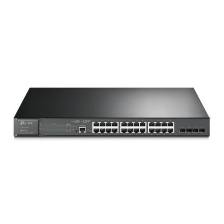 TP-LINK SWITCH GESTIONABLE JETSTREAM DE 24 PUERTOS GIGABIT L2 CON POE+ (384W) CON 4 RANURAS SFP