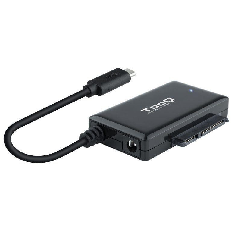 TOOQ ADAPTADOR USB-C A SATA PARA DISCOS 2.5 Y 3.5 CON ALIMENTACION