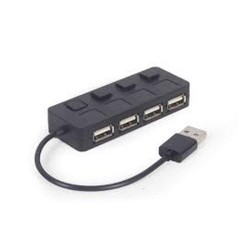 GEMBIRD HUB USB 2.0 4 PUERTOS CON INTERRUPTOR