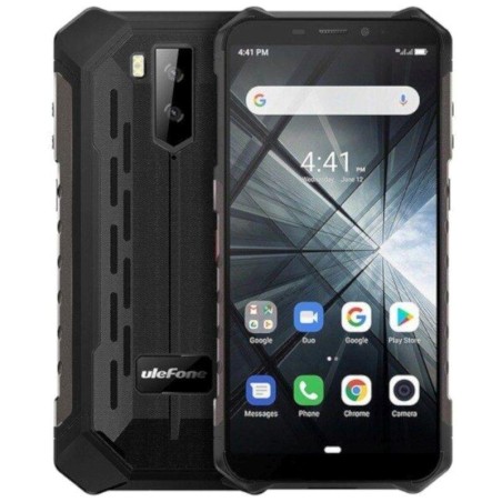 ULEFONE SMARTPHONE RUGERIZADO ARMOR X3 NEGRO Resistente - Certificación IP 68 - Pantalla de 5.5 - Procesador MediaTek MT6580 - 2