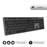 SUBBLIM TECLADO BLUETOOTH 3ADE301 ADVANCE EXTENDED GREY