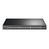 TP-LINK SWITCH JETSTREAM GESTIONABLE GIGABIT L2+ DE 48 PUERTOS POE 384W CON 4 RANURAS SFP