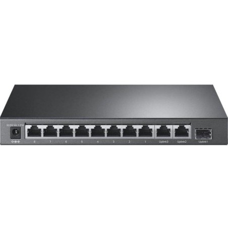 TP-LINK SWITCH NO GESTIONABLE POE 8 PUERTOS FAST ETHERNET POE 2 PUERTOS GIGABIT 1 PUERTO SFP