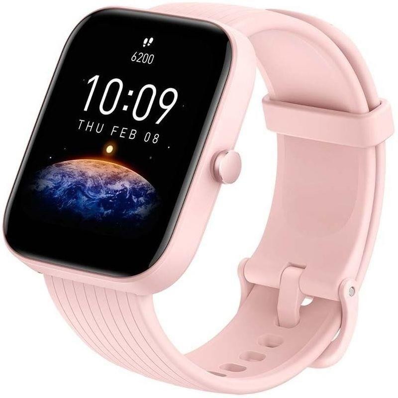 XIAOMI SMARTWATCH AMAZFIT BIP 3 PRO ROSA HUAMI NOTIFICACIONES/ FRECUENCIA CARDIACA/ GPS