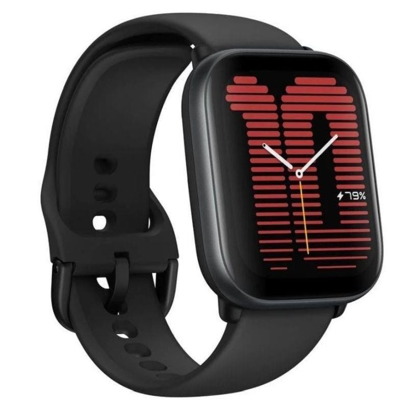 AMAZFIT SMARTWATCH HUAMI ACTIVE NEGRO NOTIFICACIONES/ FRECUENCIA CARDIACA/ GPS