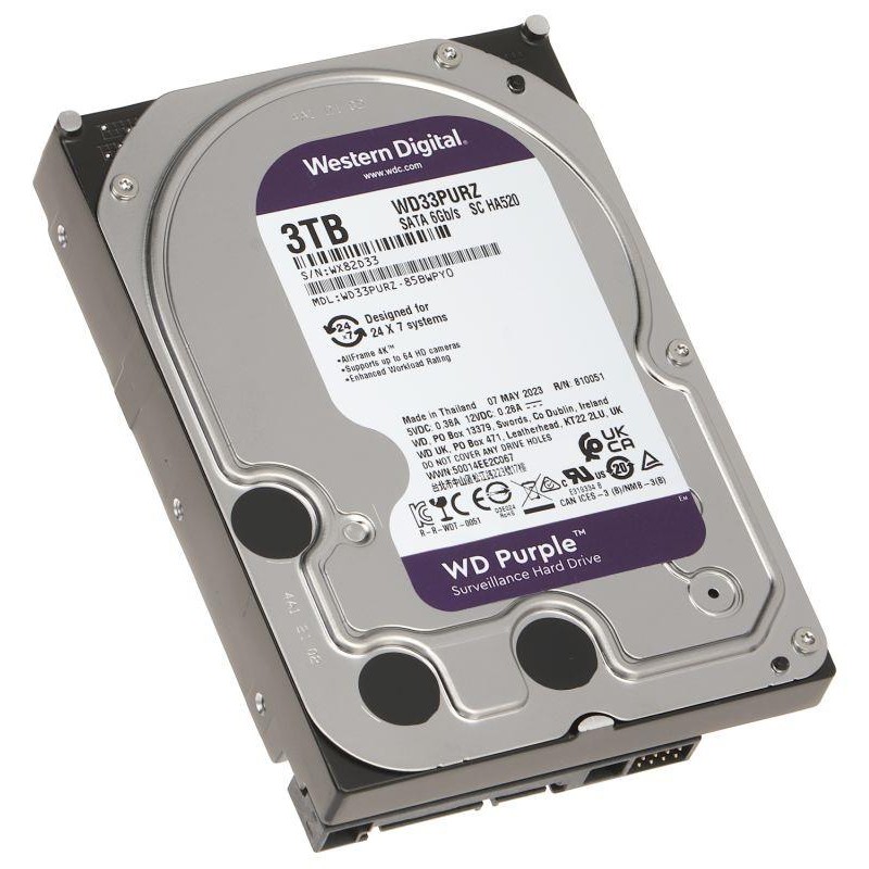 WESTERN DIGITAL DISCO DURO 3TB 3.5 WD33PURZ PURPLE