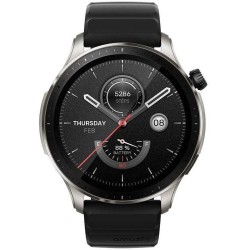 AMAZFIT SMARTWATCH HUAMI GTR 4/ NEGRO NOTIFICACIONES/ FRECUENCIA CARDIACA/ GPS