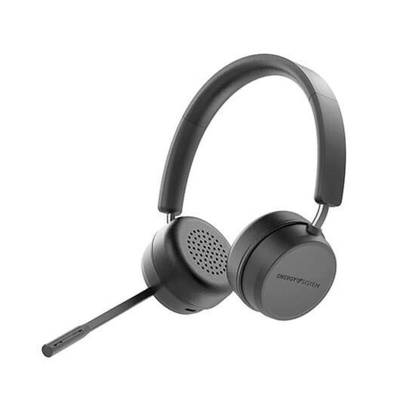 ENERGY SISTEM AURICULARES MICRO OFFICE 6 BLACK BT/SUPRAURAL/40MM/JACK 3.5/20HZ/USB