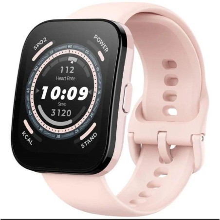 AMAZFIT SMARTWATCH BIP 5/ ROSA PASTEL NOTIFICACIONES/ FRECUENCIA CARDIACA/ GPS