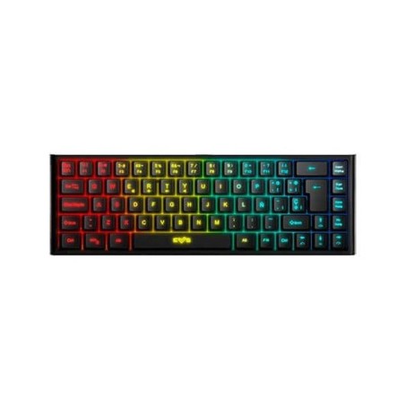 ENERGY SISTEM TECLADO ESG K4 KOMPACT-WIRELESS NEGRO LED RAINBOW/69 TECLAS ANTIGHOSTING/XBOX/PS5/PC/MAC