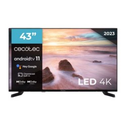 CECOTEC TELEVISOR 43 LED 4K UHD FRAMELESS ANDROIDTV 11 4K/ Smart TV/ WiFi