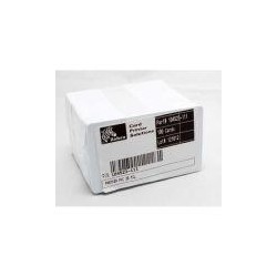 ZEBRA TARJETAS DE PVC BLANCO 0,76MM PACK 500UD