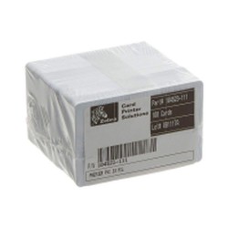 ZEBRA TARJETAS DE PVC BLANCO 0,76MM PACK 100UD