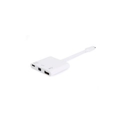 EQUIP ADAPTADOR USB TYPE-C a DISPLAYPORT HEMBRA / USB TIPO A 3.0 / USB-C HEMBRA