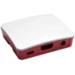 RASPBERRY CAJA PARA PI 3 A+ ROJO BLANCO