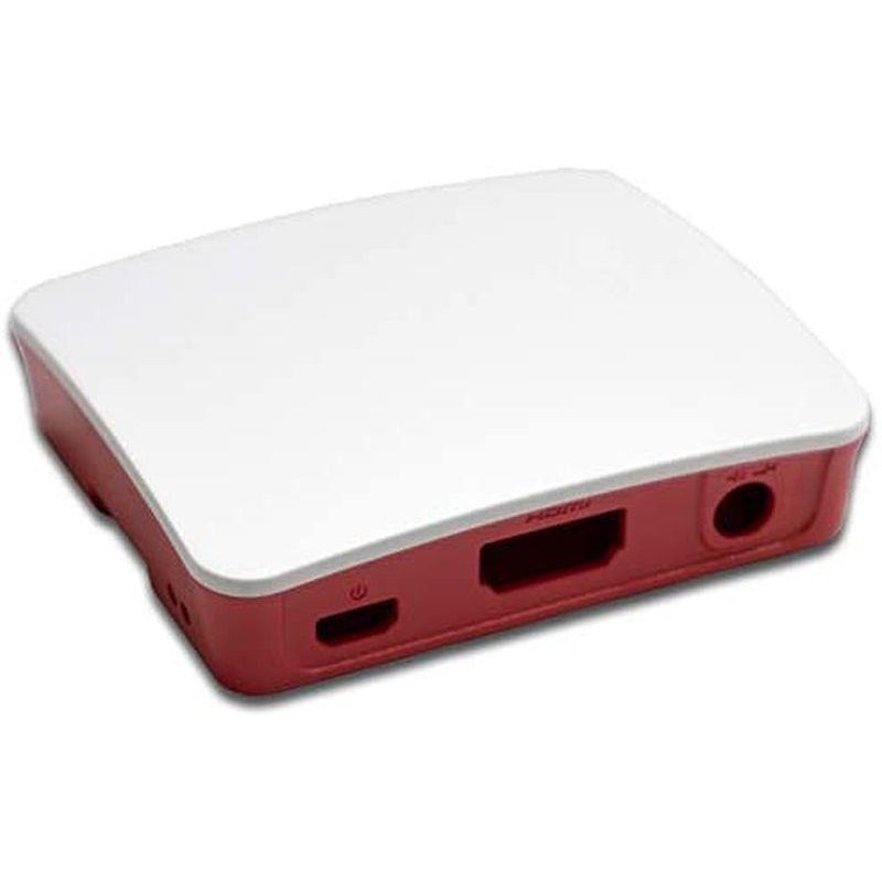 RASPBERRY CAJA PARA PI 3 A+ ROJO BLANCO