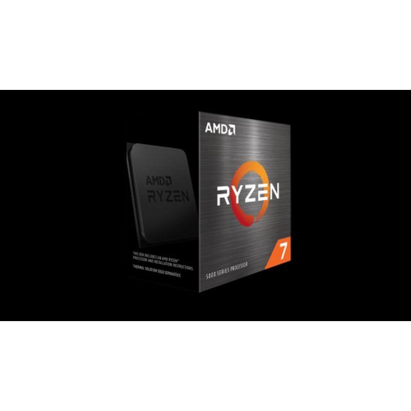 AMD PROCESADOR RYZEN 7 5800X AM4 4.7GHZ BOX (SIN GPU) / SIN DISIPADOR