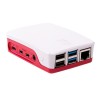 RASPBERRY CAJA PARA PI 4 B ROJO BLANCO