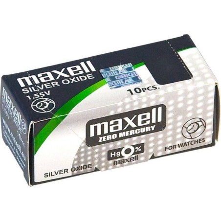 MAXELL PILA BOTON OXIDO PLATA (319) SR527SW CAJA*10