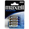 MAXELL MAX16401 PAQUETES DE PILAS ALCALINAS LR03 AAA 1,5V