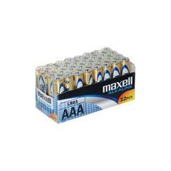 MAXELL MAX73129 PACK 32 PILAS ALCALINAS LR03 AAA 1.5V