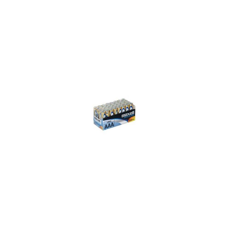 MAXELL MAX73129 PACK 32 PILAS ALCALINAS LR03 AAA 1.5V