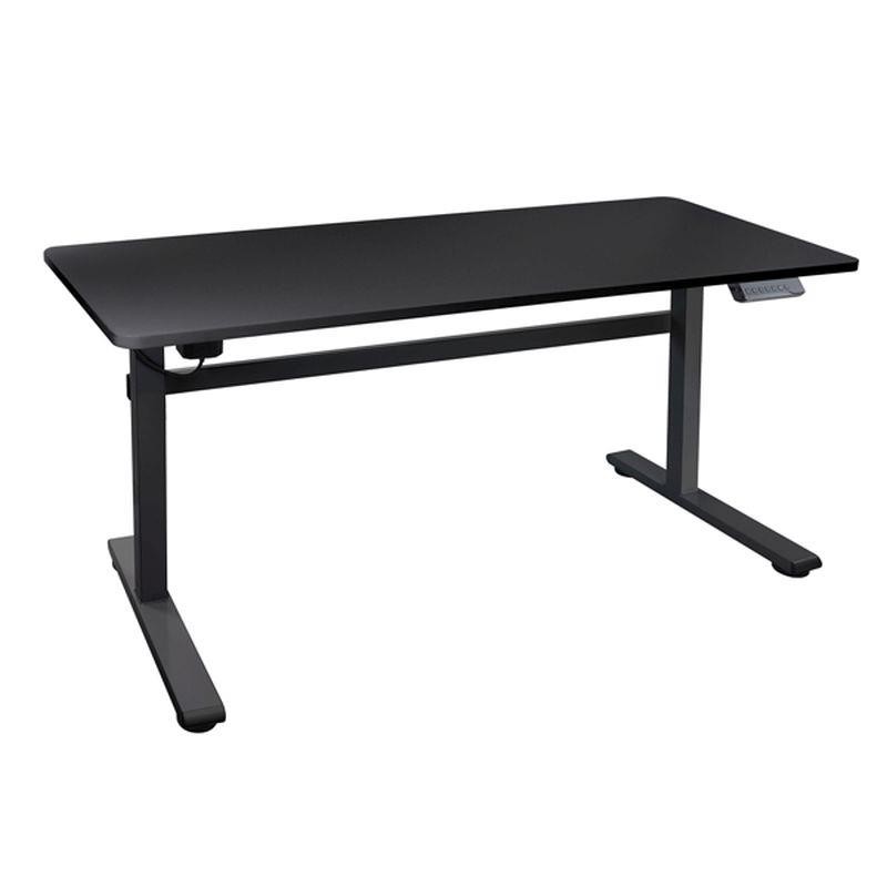 TOOQ MESA DE ESCRITORIO MOTORIZADA TQESSD01-BK ATLAS BLACK ESTRUCTURA DE ACERO Y TABLERO DE MDF 18mm 1400x600mm ALTURA REGULABLE