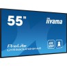 IIYAMA PANEL INTERACTIVO LH5560UHS-B1AG UHD, 500CD/M2, LANDSCAPE PORTRAIT, MM 2X 10W, 3X HDMI, USB 2.0 X2, WIFI, LAN, MEDIA PLAY