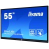 IIYAMA PANEL INTERACTIVO TE5503MIS-B2AG 55 3840X2160 / UHD / 18/7 / 350 CD/M / 1200:1 / VGA - 3XHDMI / AUDIO OUT / WIFI / MM / R