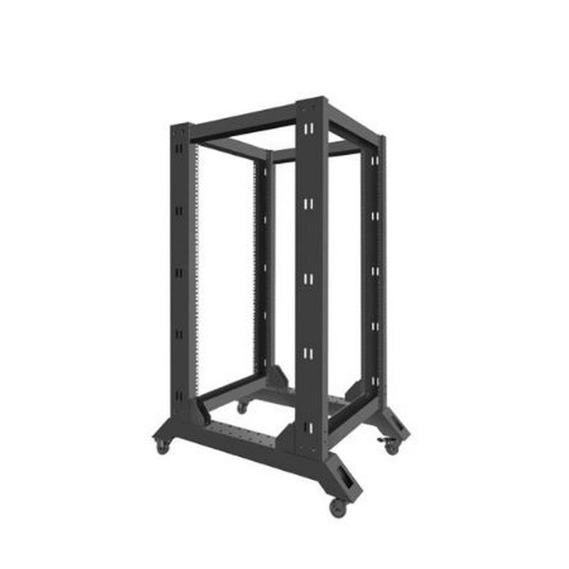 LANBERG ARMARIO RACK 19 22U 600X800 NEGRO ABIERTO 600X800