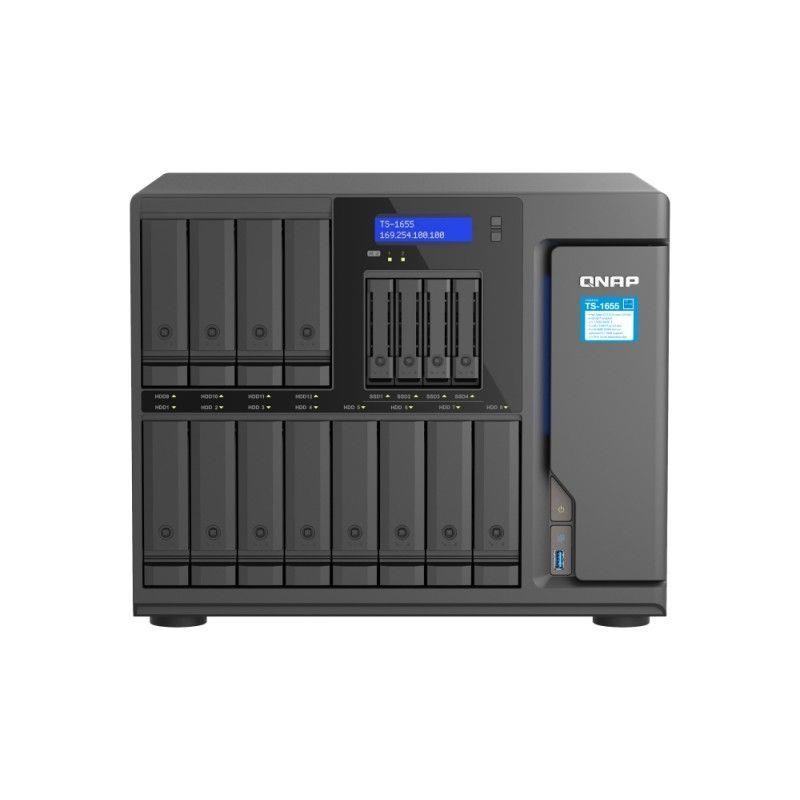 QNAP TS-1655 NAS TORRE ETHERNET NEGRO