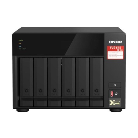 QNAP NAS DE 6 BAHIAS TVS-675-8G