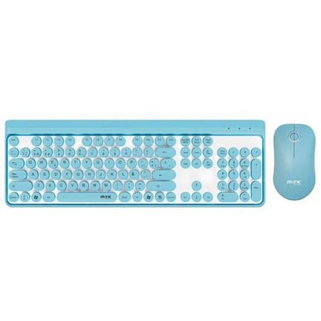 MTK COMBO TECLADO + RATON INALAMBRICO GT646 AZUL