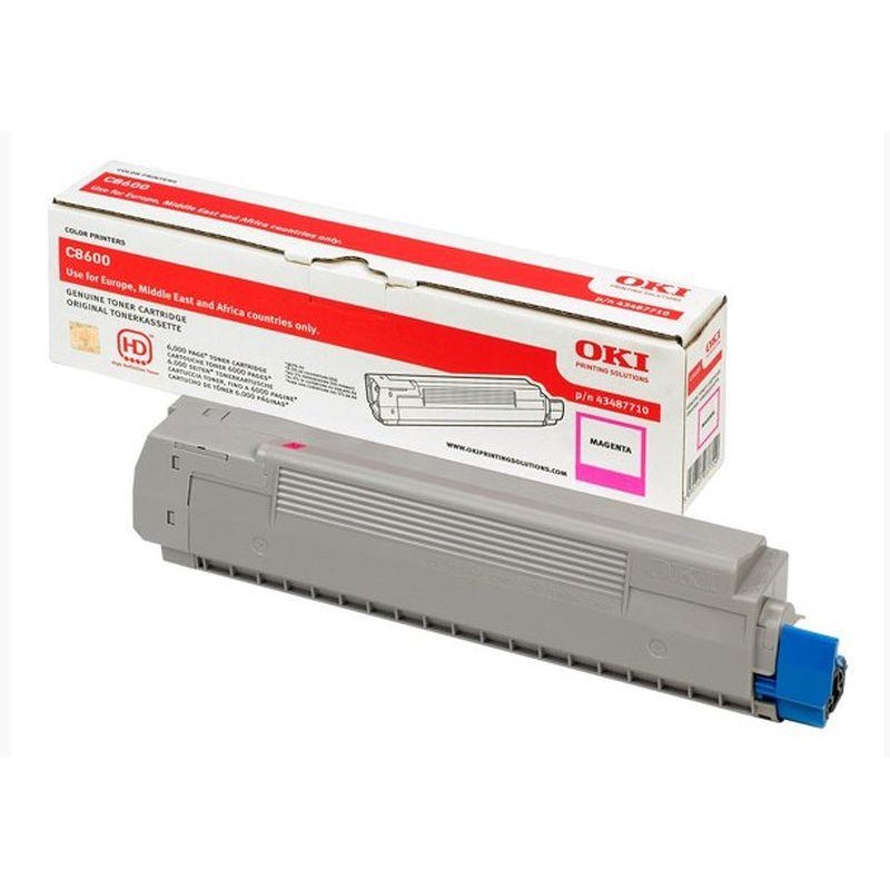 OKI TONER 43487710 MAGENTA C-8600/8800