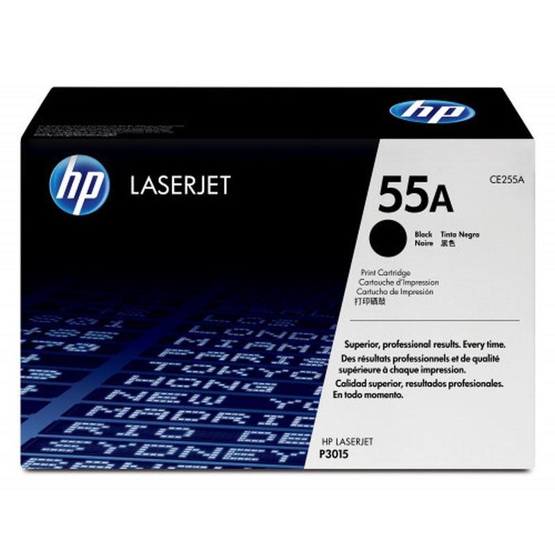 HP TONER CE255A NEGRO Nº55A