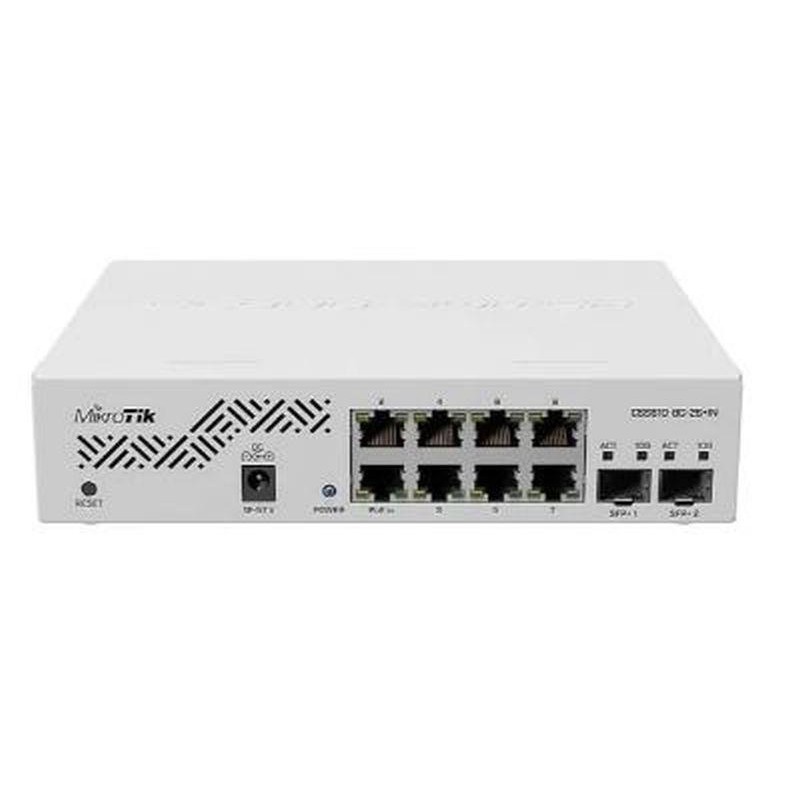 MIKROTIK SWITCH CSS610-8G-2S+IN 8 PUERTOS + 2 SFP+