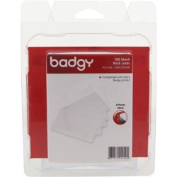 BADGY TARJETAS PVC BLANCO 100UD (0,76 MM)