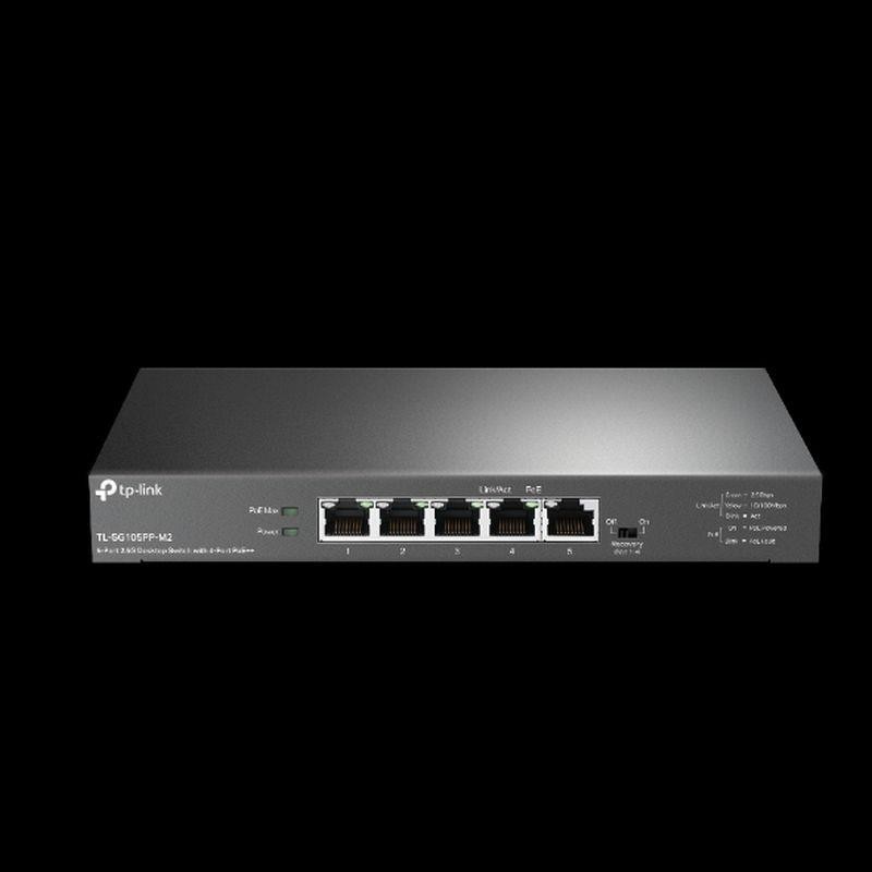 TP-LINK SWITCH 4 PUERTOS POE TL-SG105PP-M2