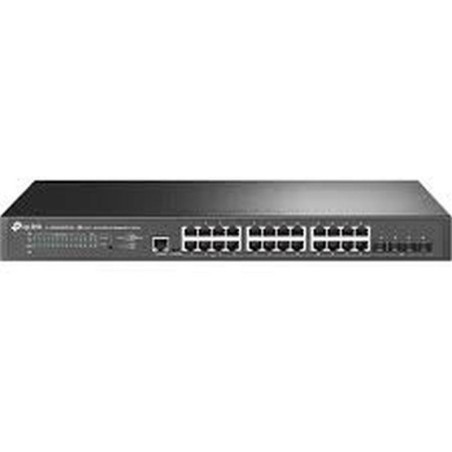 TP-LINK SWITCH GESTIONABLE JETSTREAM L2+ DE 24 PUERTOS 2.5GBASE-T 4 PUERTOS 10GE SFP+ CON POE+ DE 16 PUERTOS Y POE++ DE 8 PUERTO