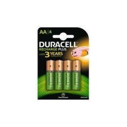 DURACELL DUR03924 PILA RECARGABLE HR6 AA 1300mAh BLISTER*4 DURHR6P4B