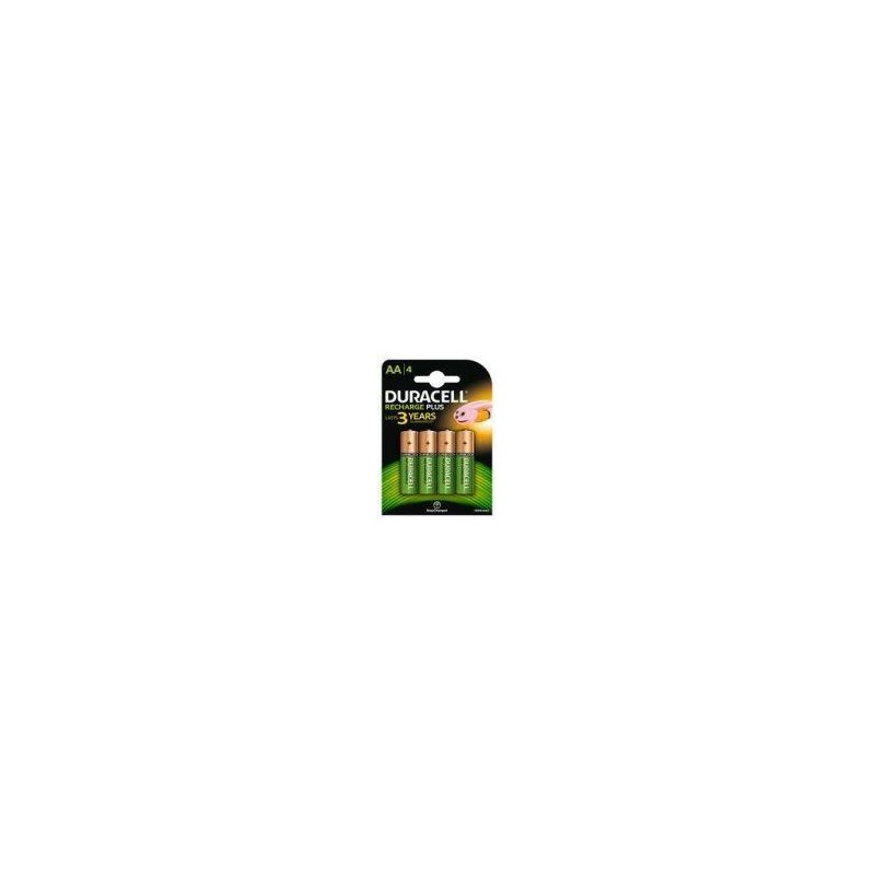 DURACELL DUR03924 PILA RECARGABLE HR6 AA 1300mAh BLISTER*4 DURHR6P4B