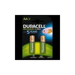 DURACELL DUR05697 PAQUETE DE 2 PILAS RECARGABLE ULTRA 2500MAH AA DURDLLR6PB2