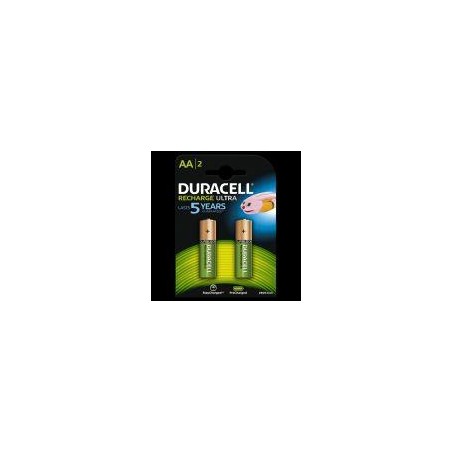 DURACELL DUR05697 PAQUETE DE 2 PILAS RECARGABLE ULTRA 2500MAH AA DURDLLR6PB2