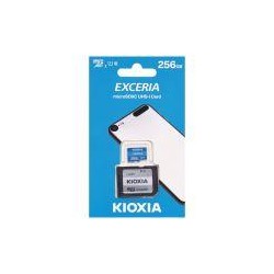 KIOXIA MICRO SD 256GB EXCERIA UHS-I C10 R100 MAS ADAPTADOR